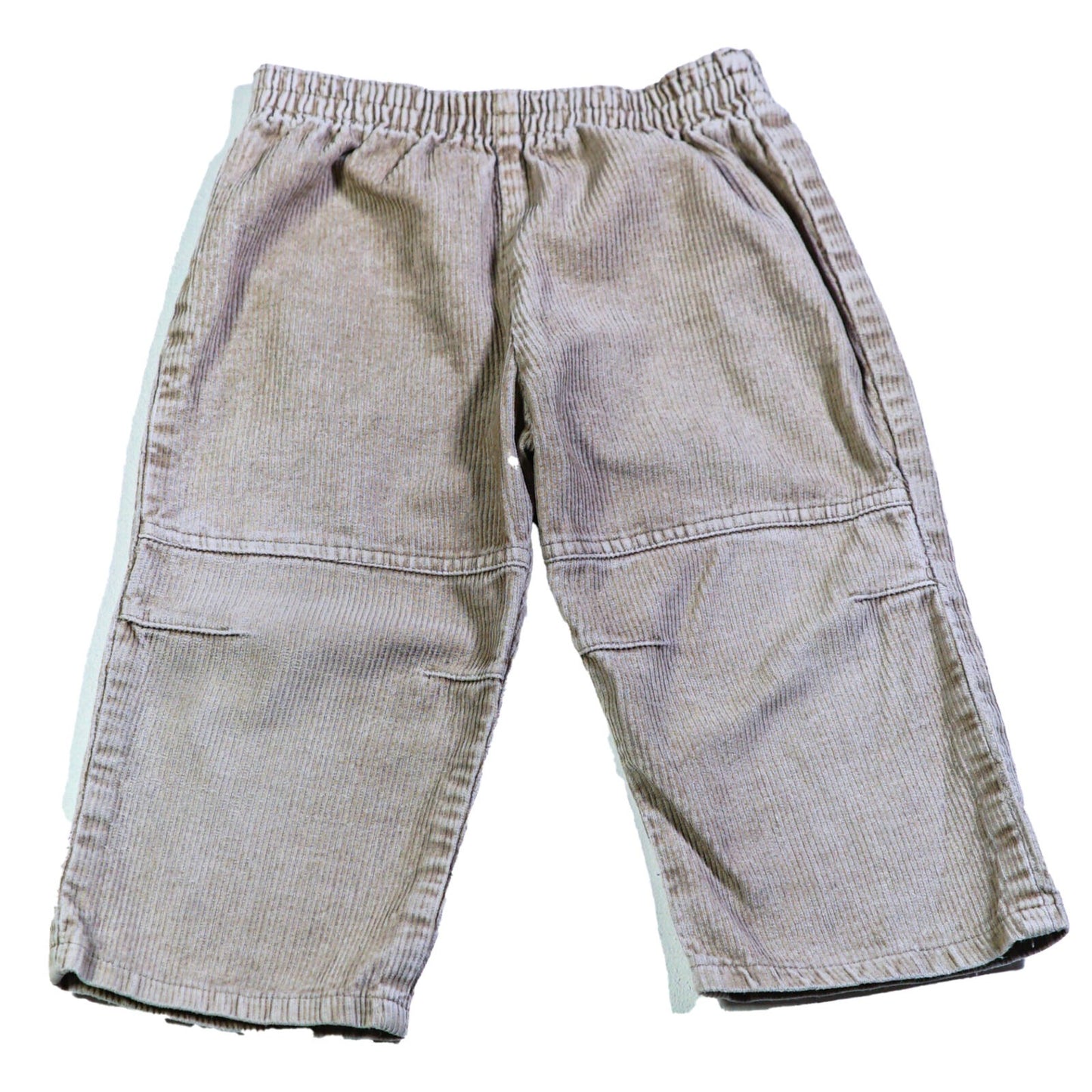 Corduroy trousers with elasticated waist
