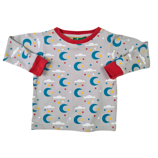 Moon and Cloud Long Sleeved T-Shirt