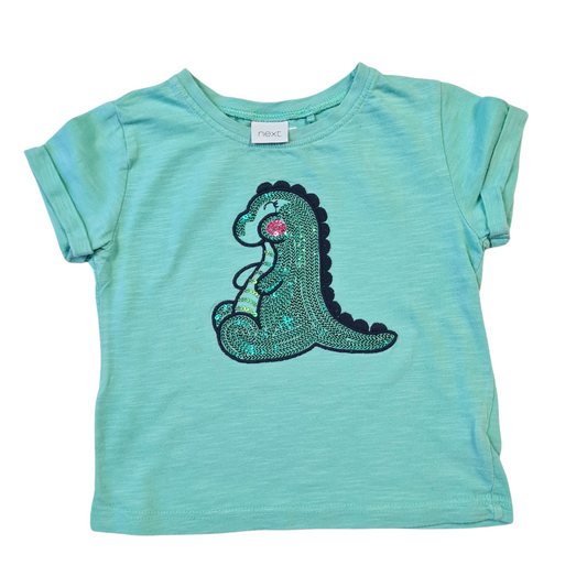 Sequin Dinosaur Tee