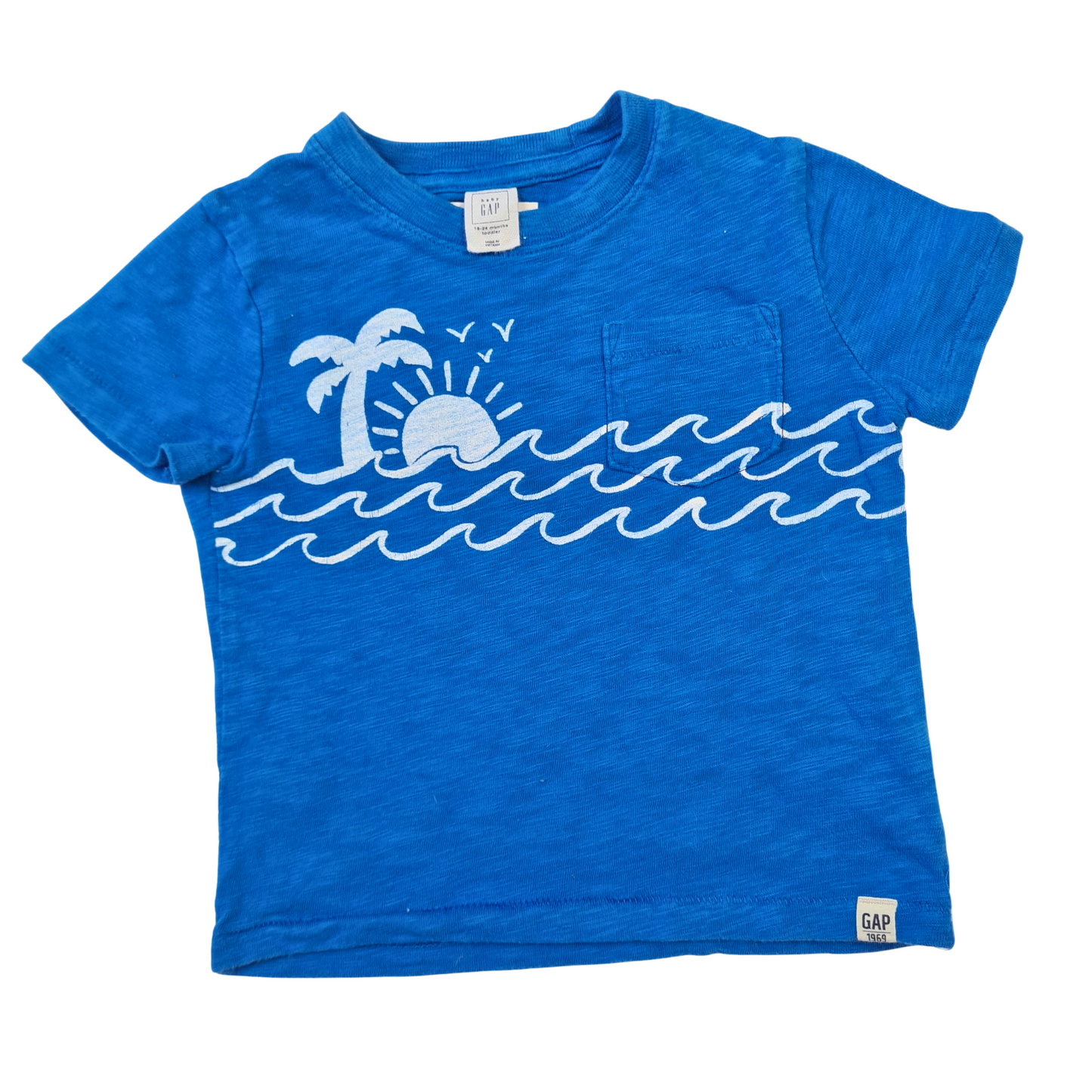 Blue Surf and Sun Tee