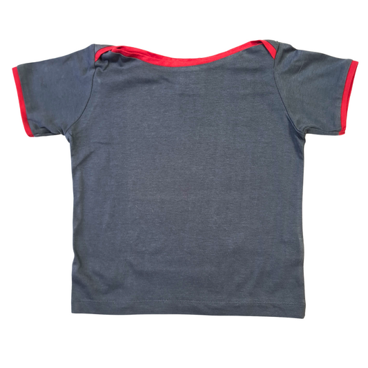 Grey Cotton and Modal T-Shirt