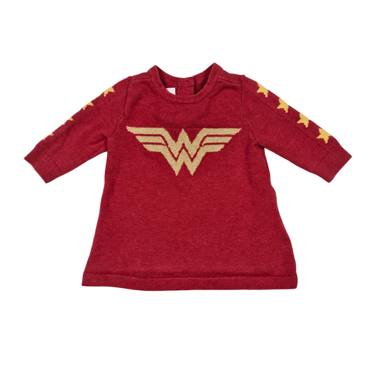 Cotton knitted Wonder-Woman dress