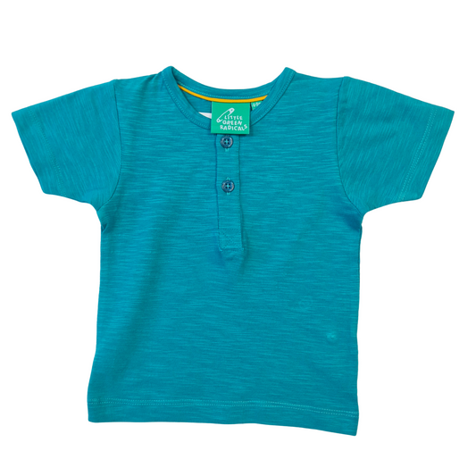 Blue Button T-Shirt