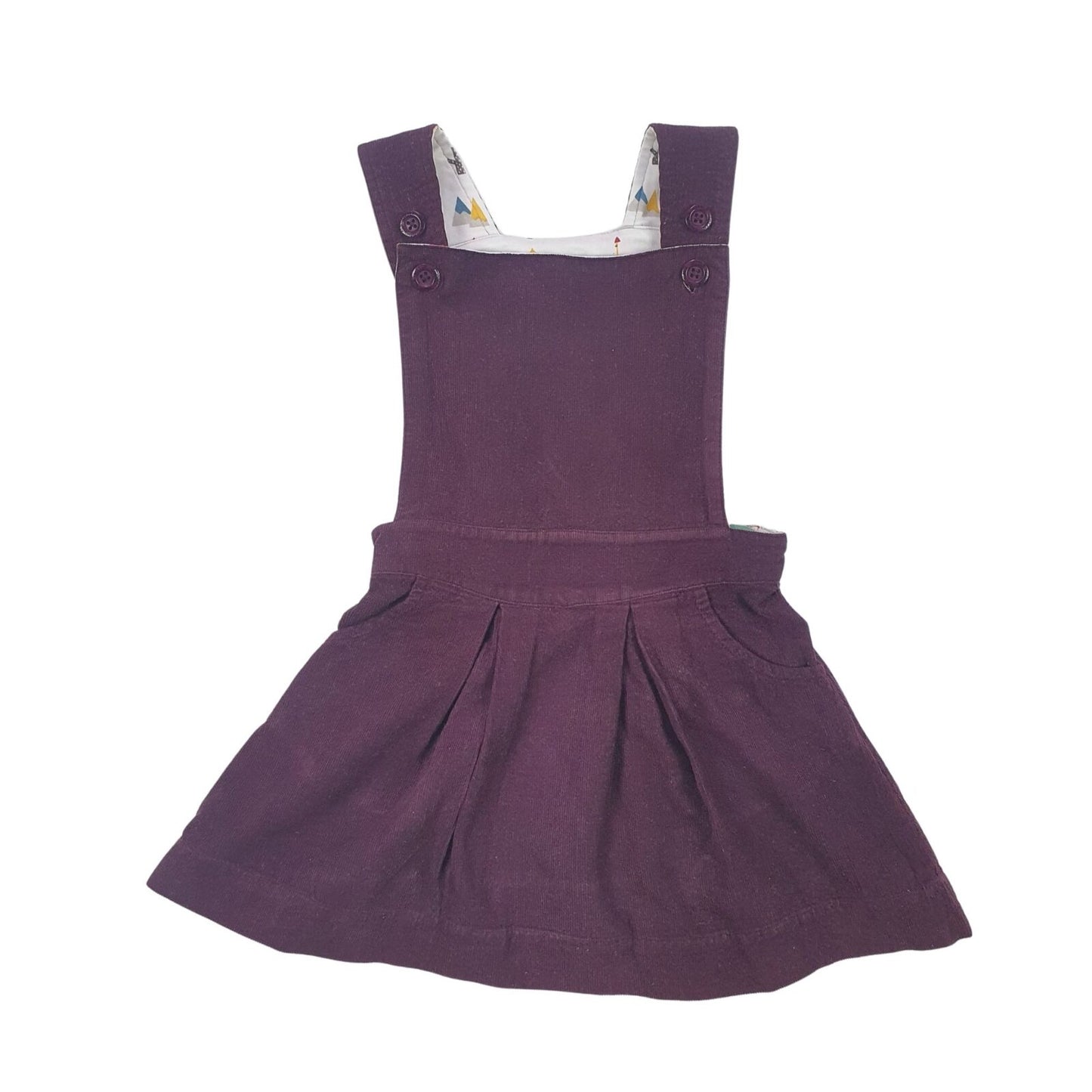 Organic Cotton Corduroy Pinafore Dress