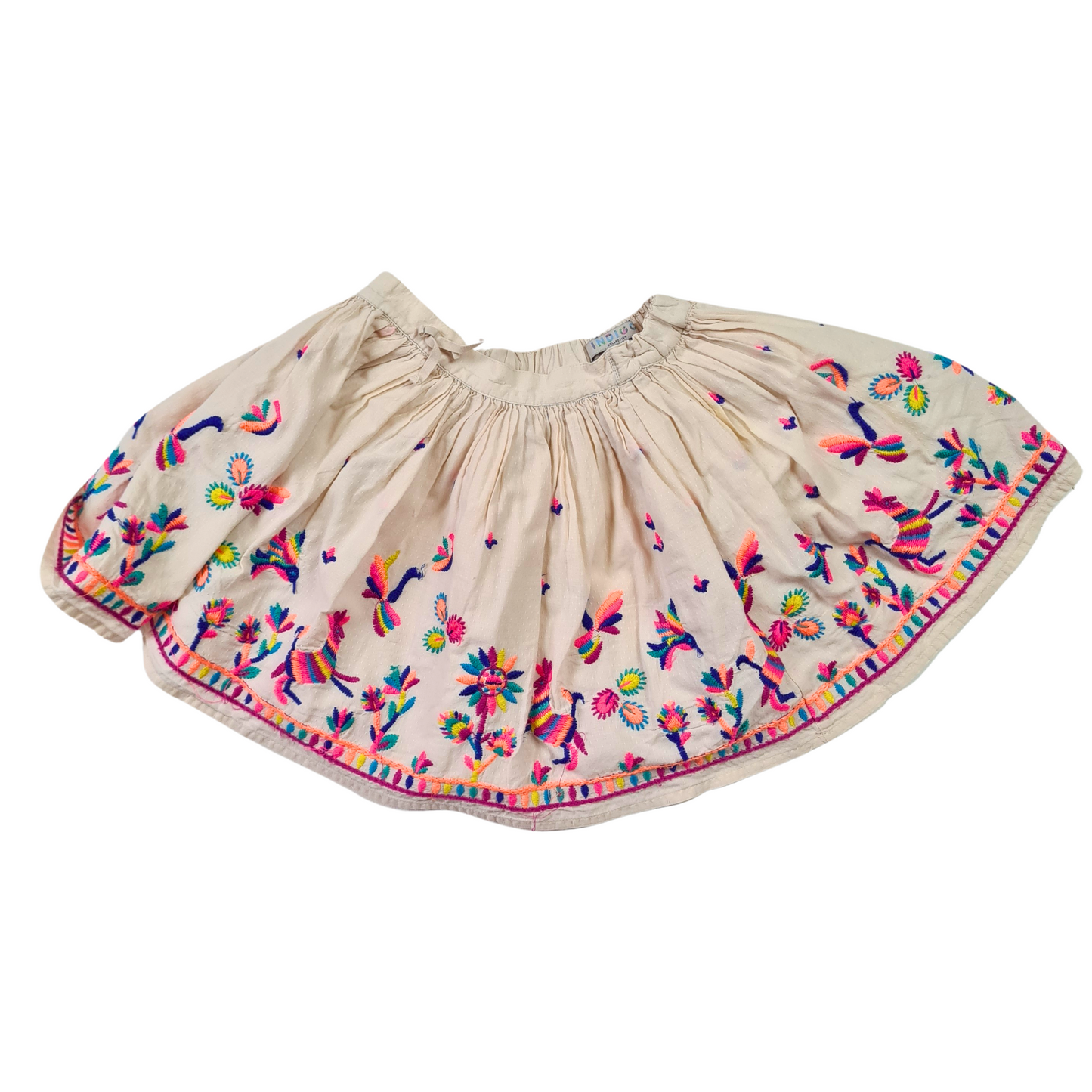 Embroidered Circle Skirt