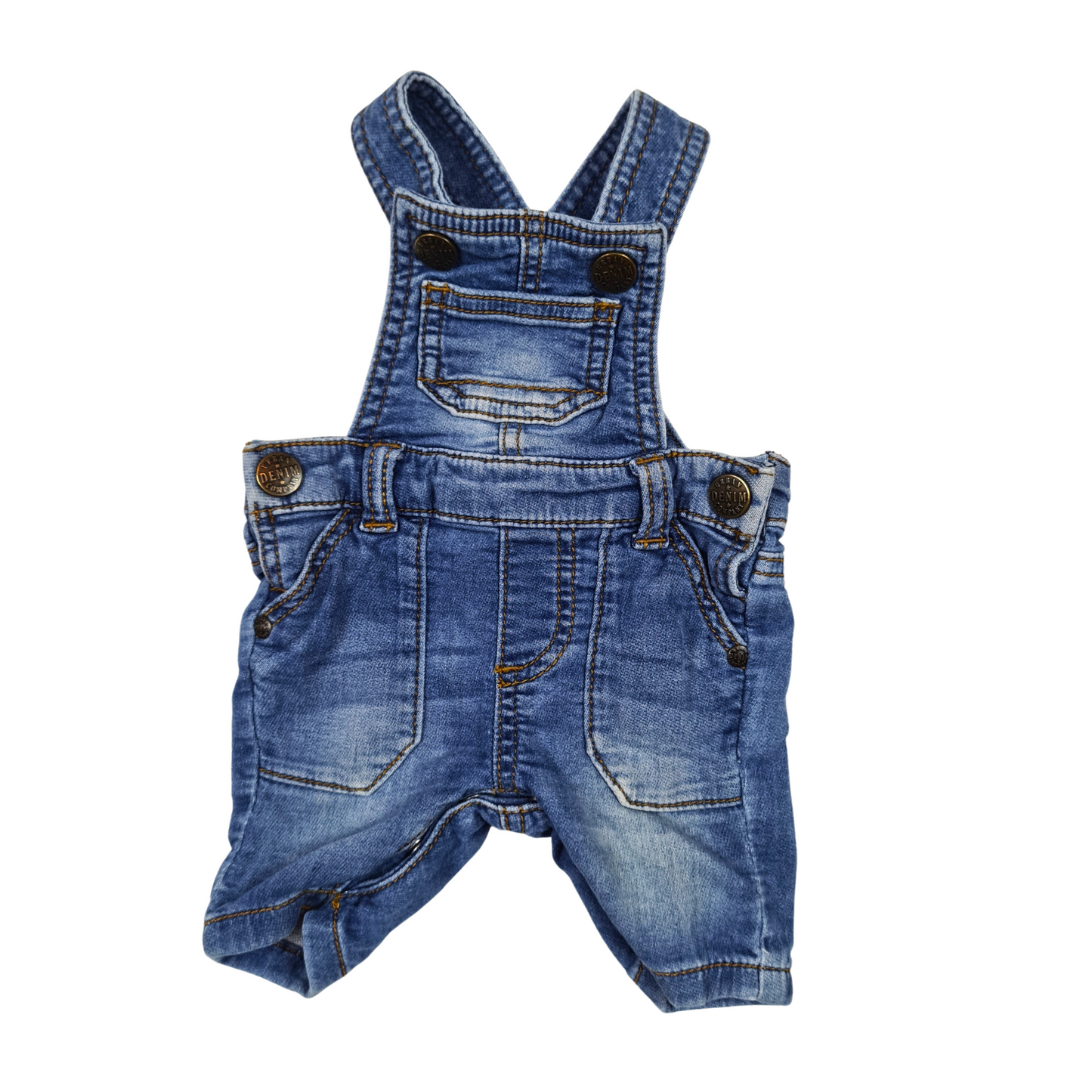 Soft Denim Dungarees