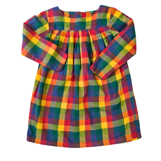 Brushed Cotton Tartan Dress