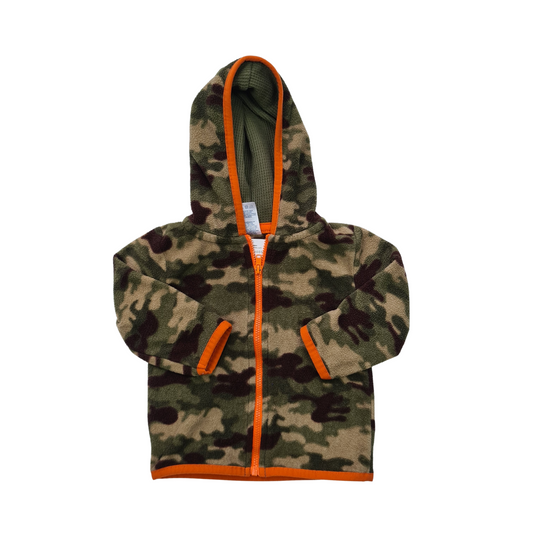 Zip-Up Camo Hoody Fleece