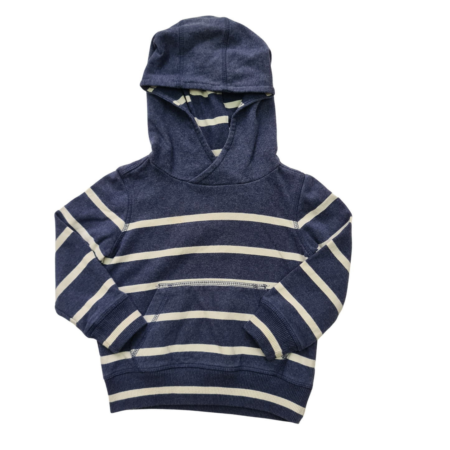 Striped Hooded Sweatshirt