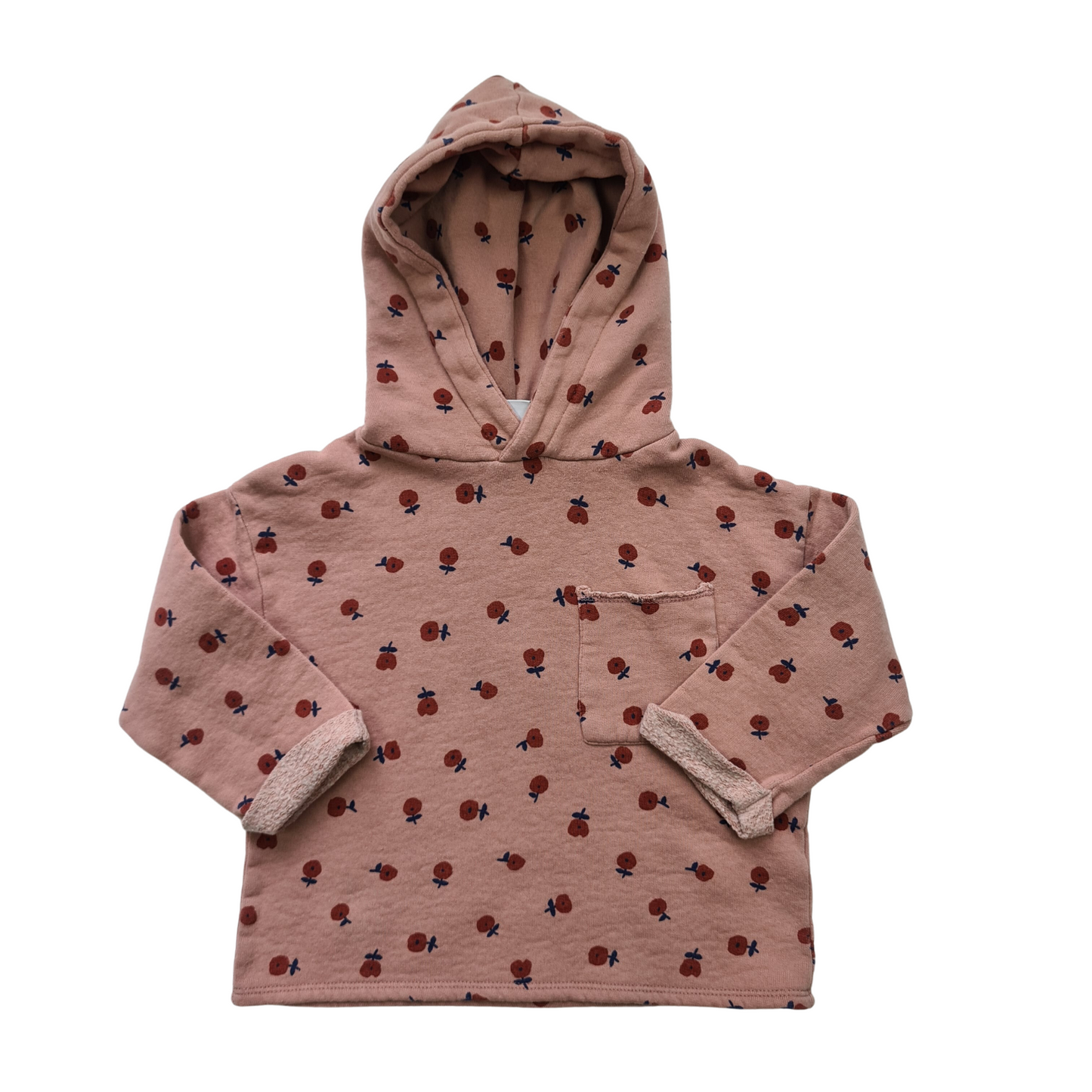 Poppy Print Hooded Sweatshirt