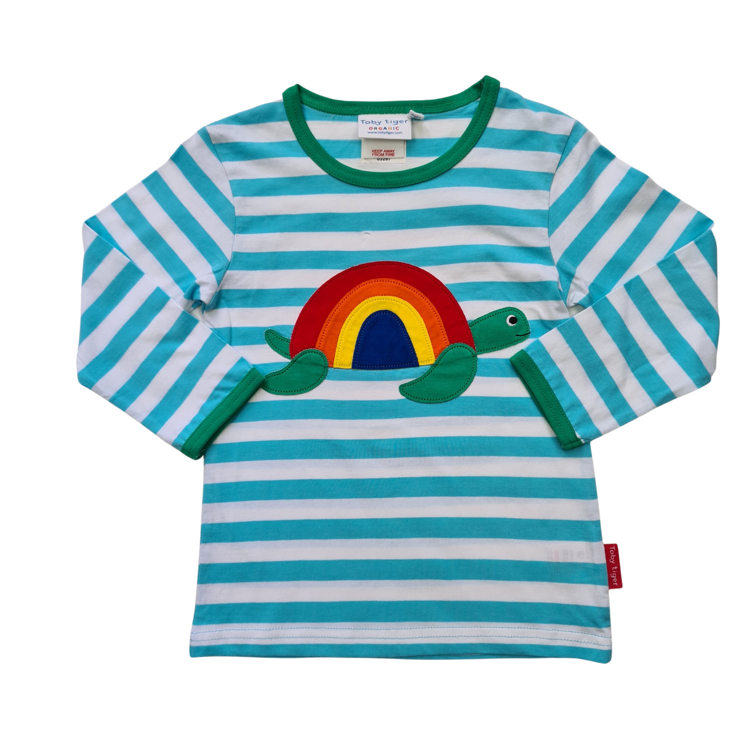 Applique Rainbow Turtle T-Shirt