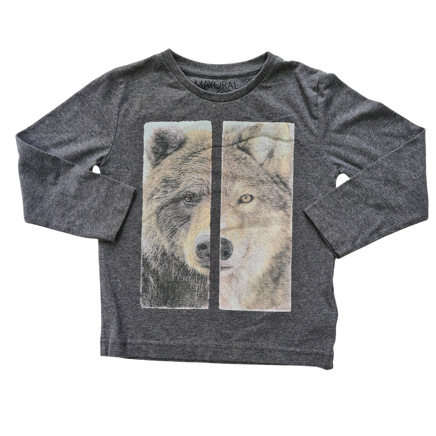 Wolf and Bear Long Sleeved Tee