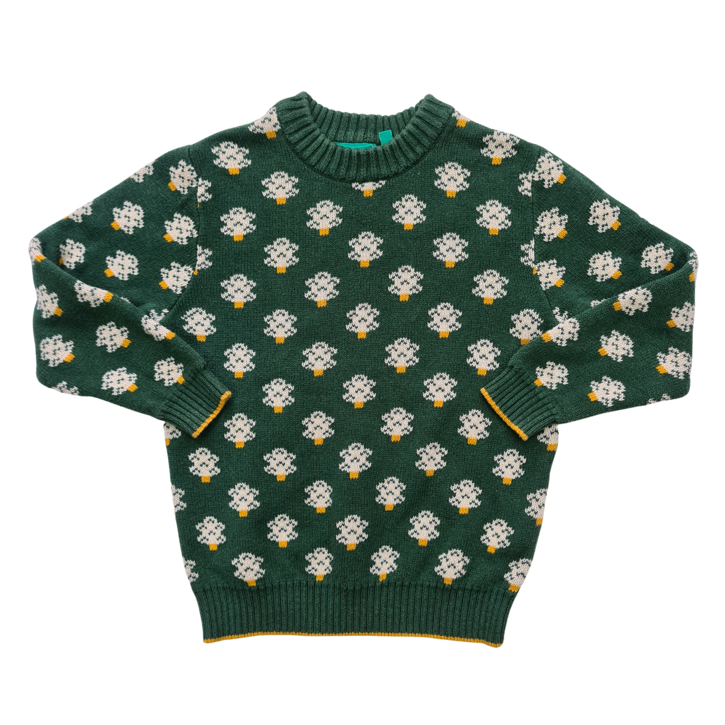 Tree Print Knitted Jumper