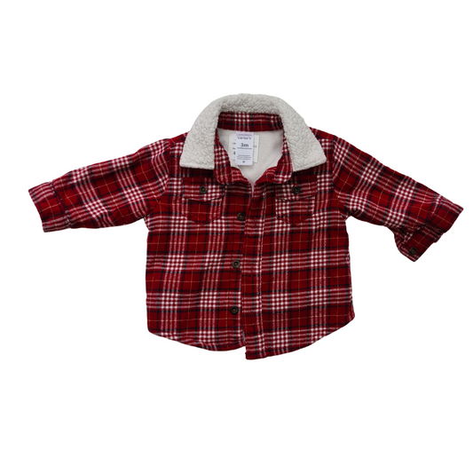 Fleece Lined Checked Jacket