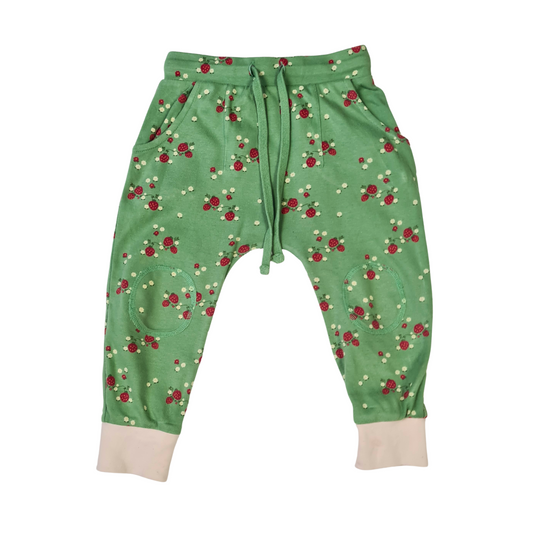 Strawberry and Flower Print Joggers