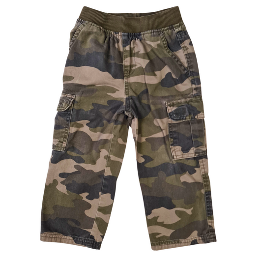 Camo Print Cargo Trousers