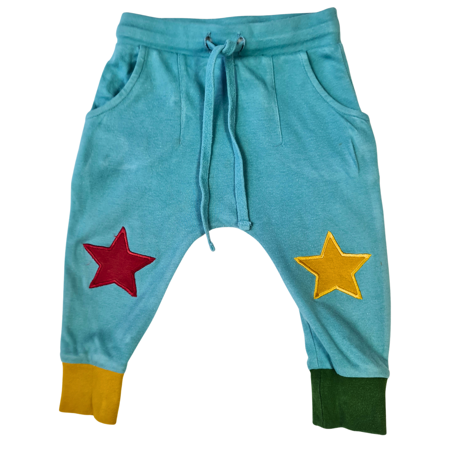 Joggers with Star Knee Patches.