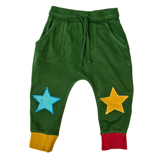 Joggers with Star Knee Patches