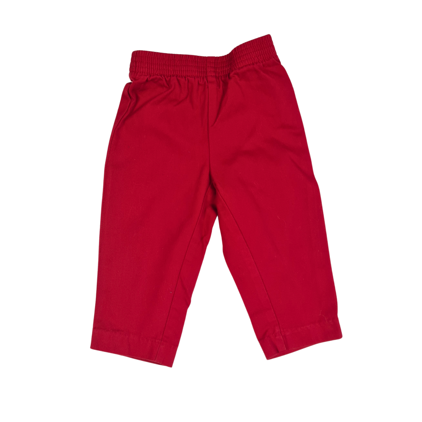 Red Cotton Trousers