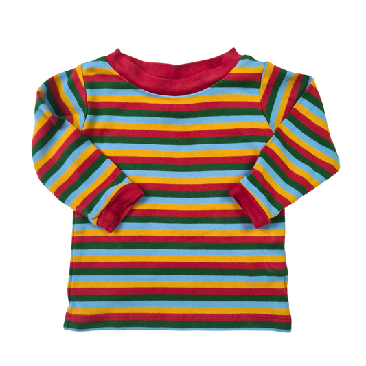 Multicolour Striped Long Sleeved Tee