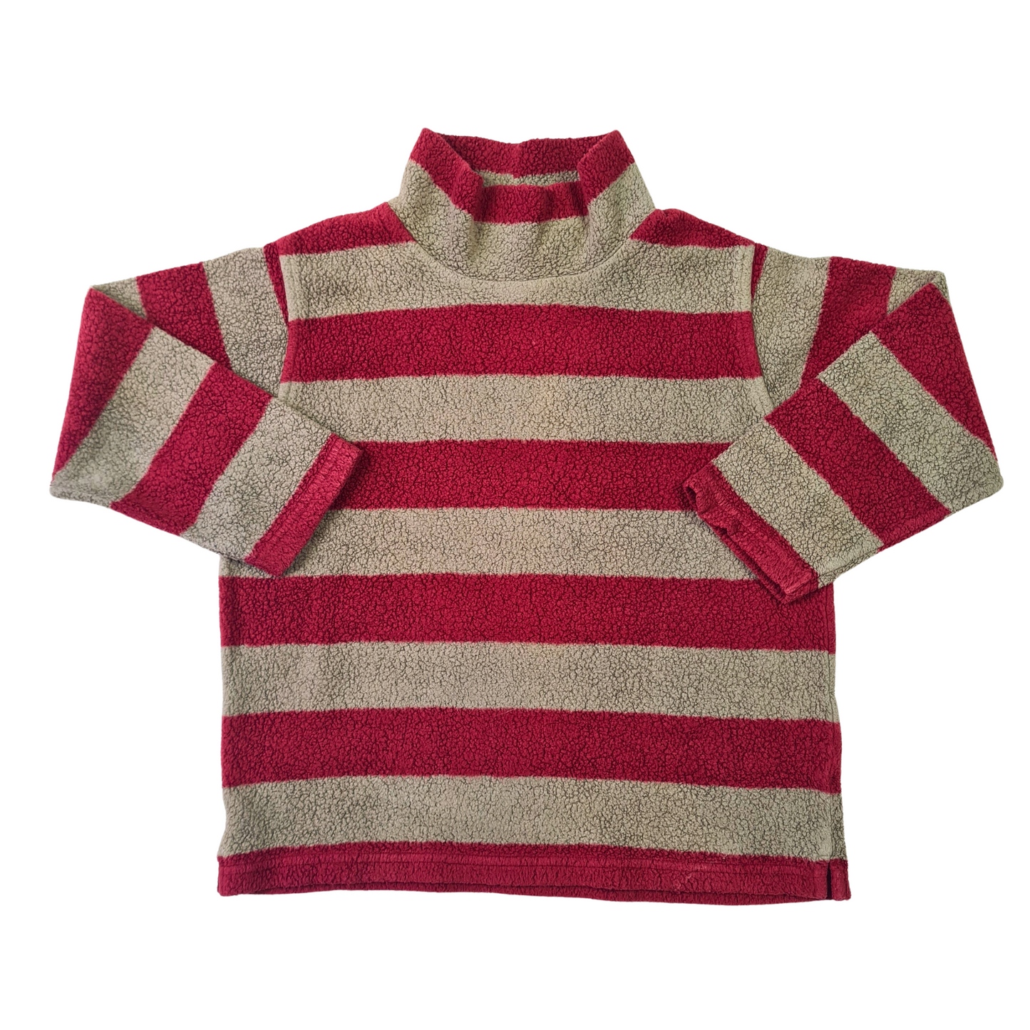 Stripe Fleece Sweatshirt