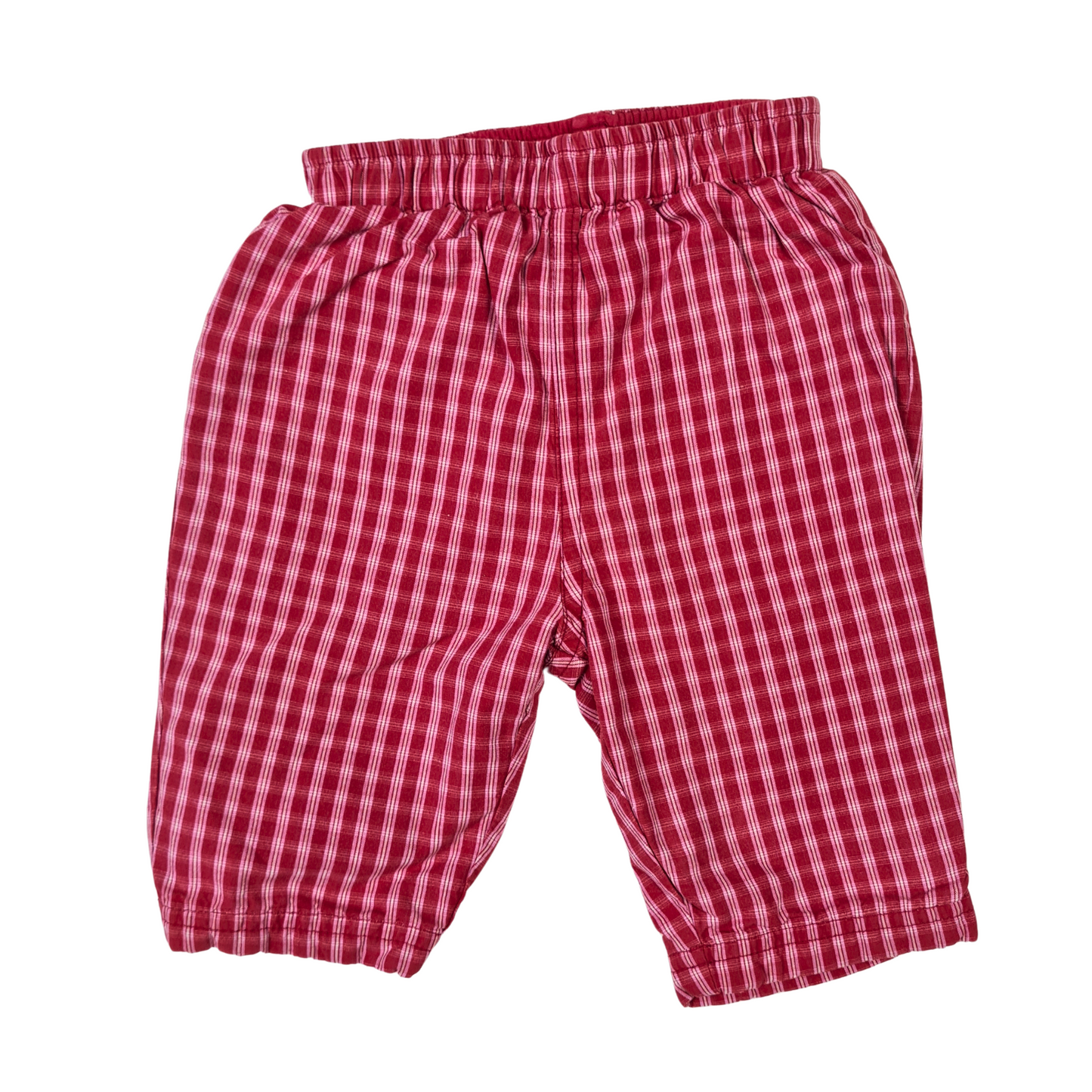 Lined Checked Trousers