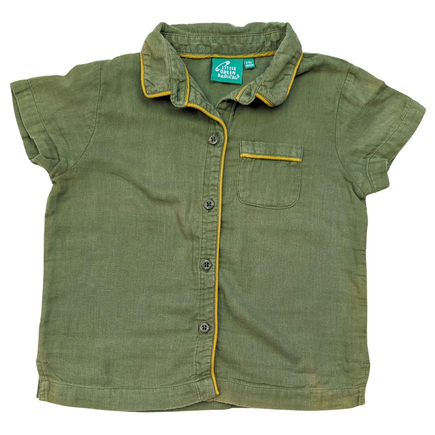 Olive Green Day After Day Summer Shirt