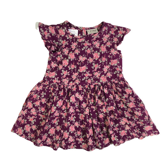 Viscose flower printed dress