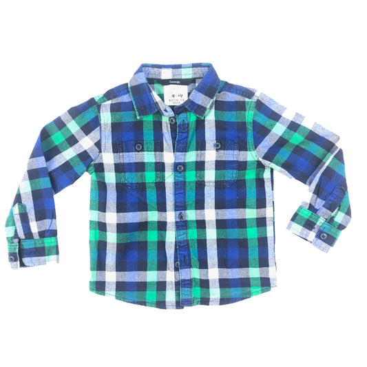 Cotton checked shirt