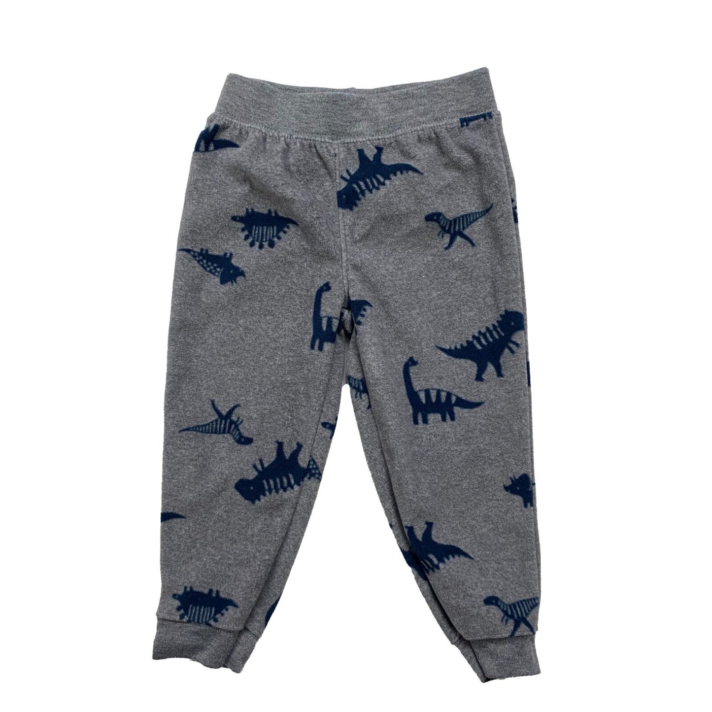 Fleece Joggers with Dinosaur Print