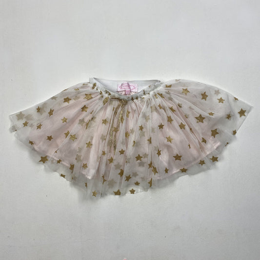 Tutu skirt with gold stars and lined