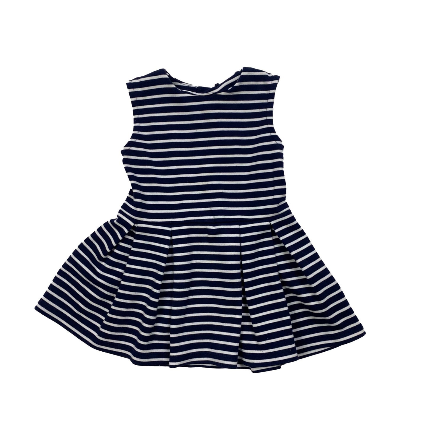 Breton striped dress thick mixed fibres