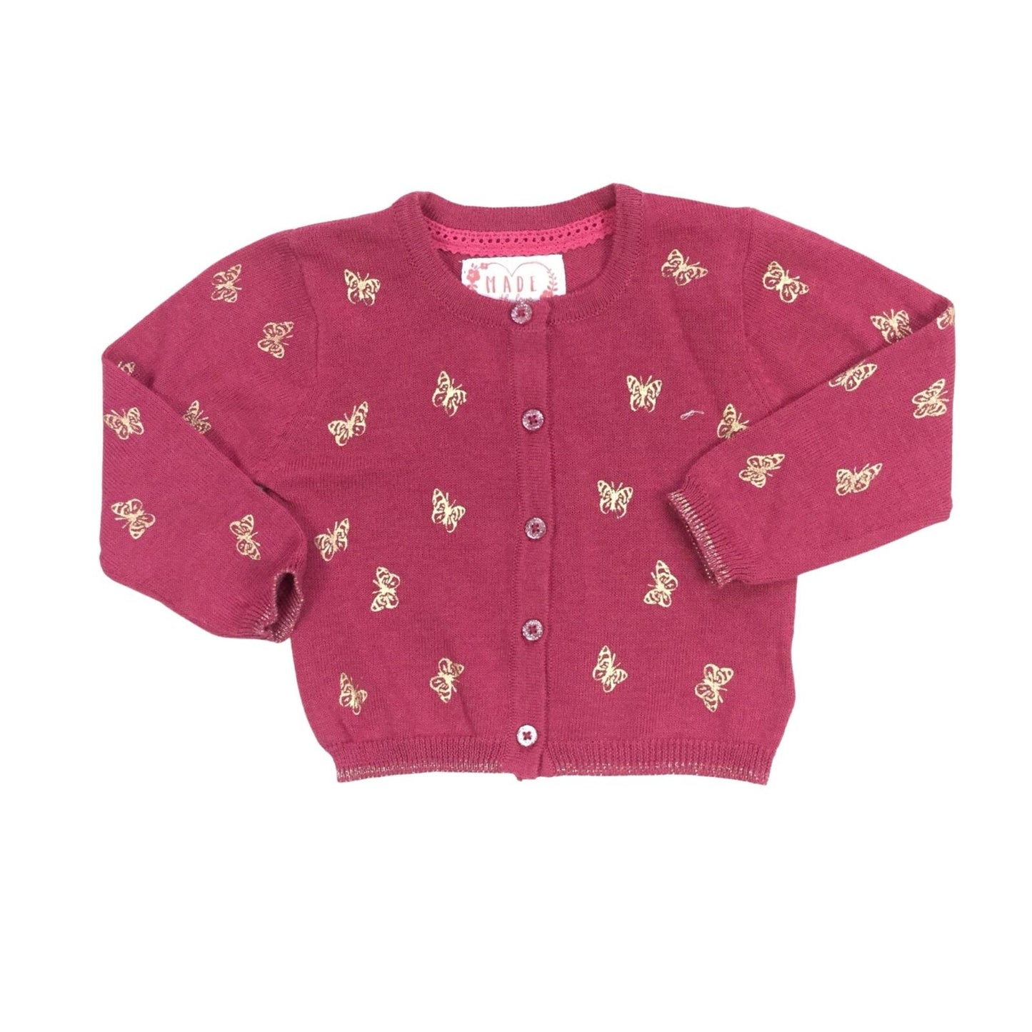 Button up Butterfly Cardigan