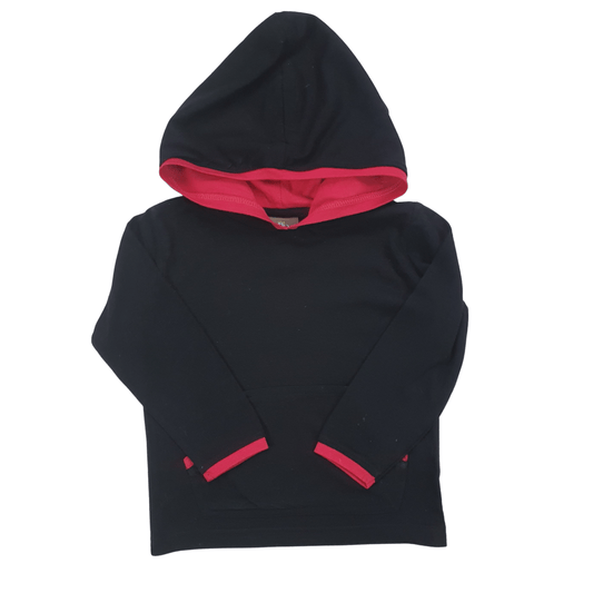 Black Organic Cotton and Modal Hoody