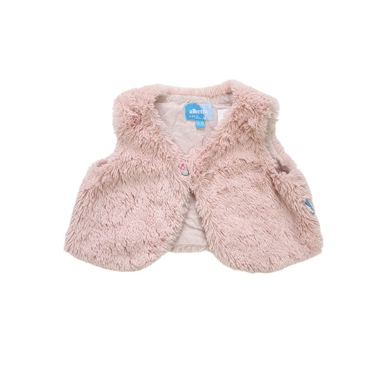 Cotton Lined Faux-Fur Gilet