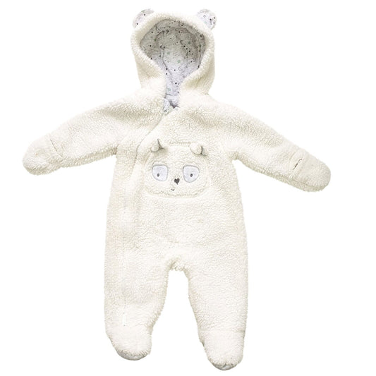 Cotton Lined Fleece Pramsuit