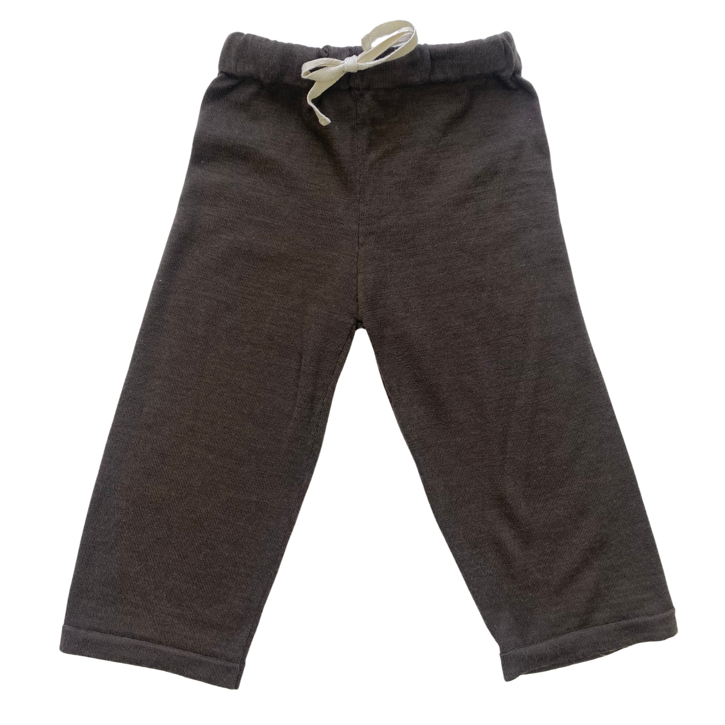 100% Merino Wool Fine Knit Trousers.