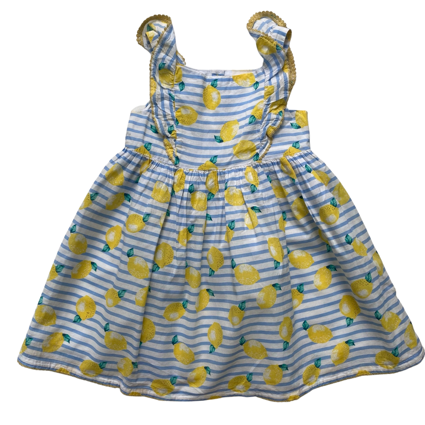 Stripey Lemon Print Sundress