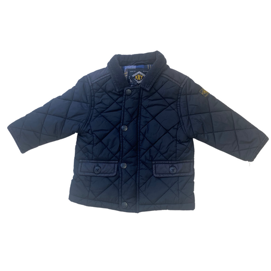 Lined Barbour Style Jacket