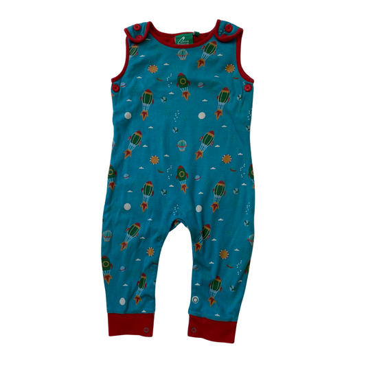 Organic Cotton Space Print Romper