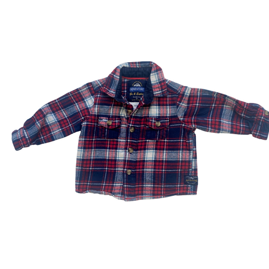 Brushed Cotton Check Shirt