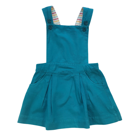 Blue Denim Pinafore Dress