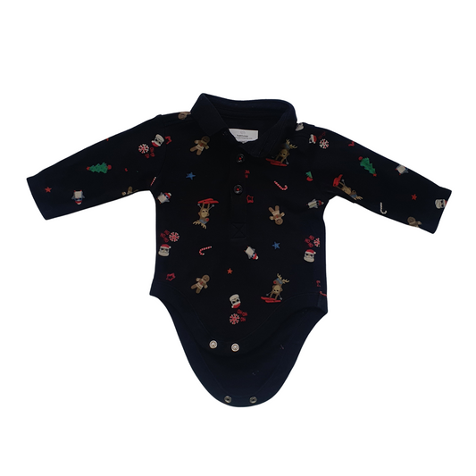 Christmas Polo Shirt Bodysuit