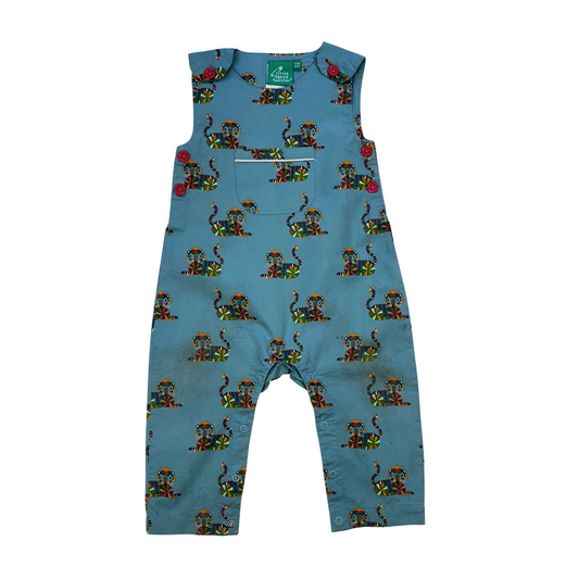 Lion Print Dungaree Romper