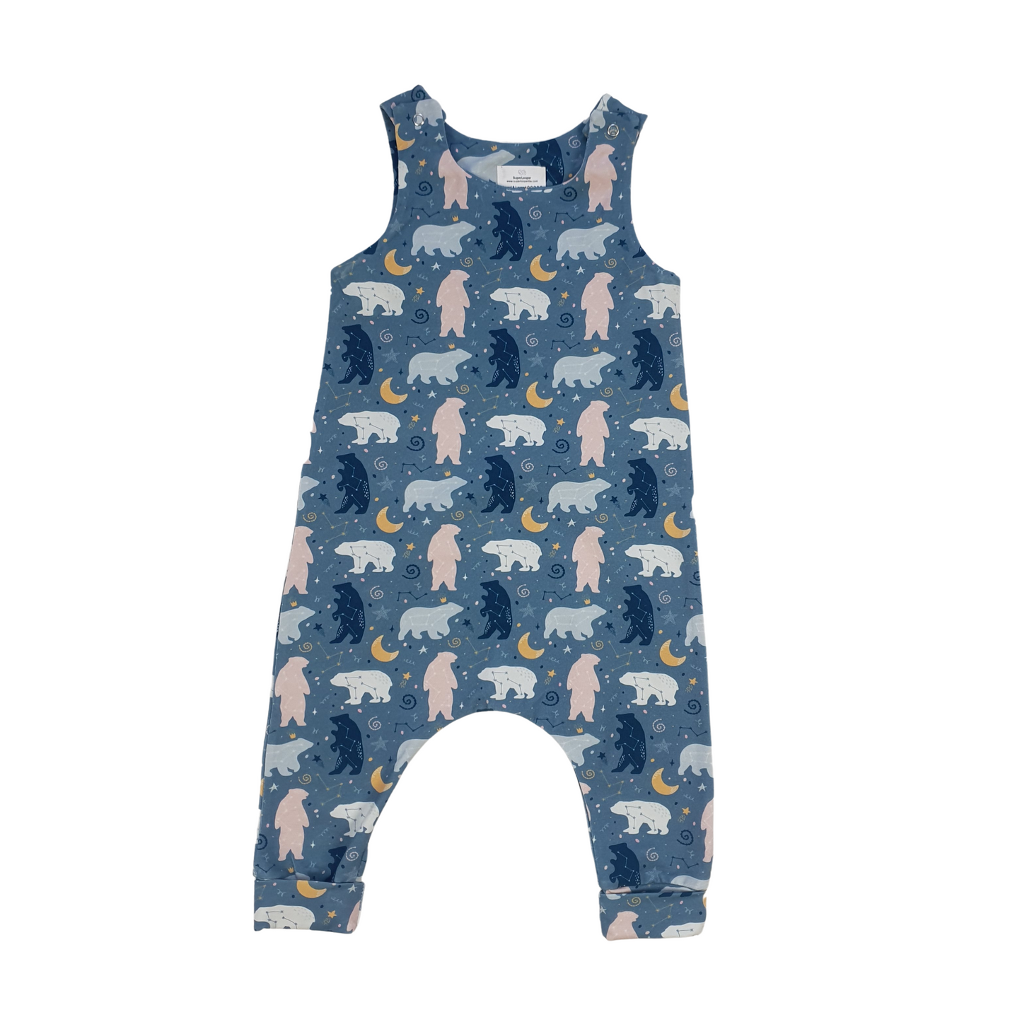 Bear Constellation Print Romper