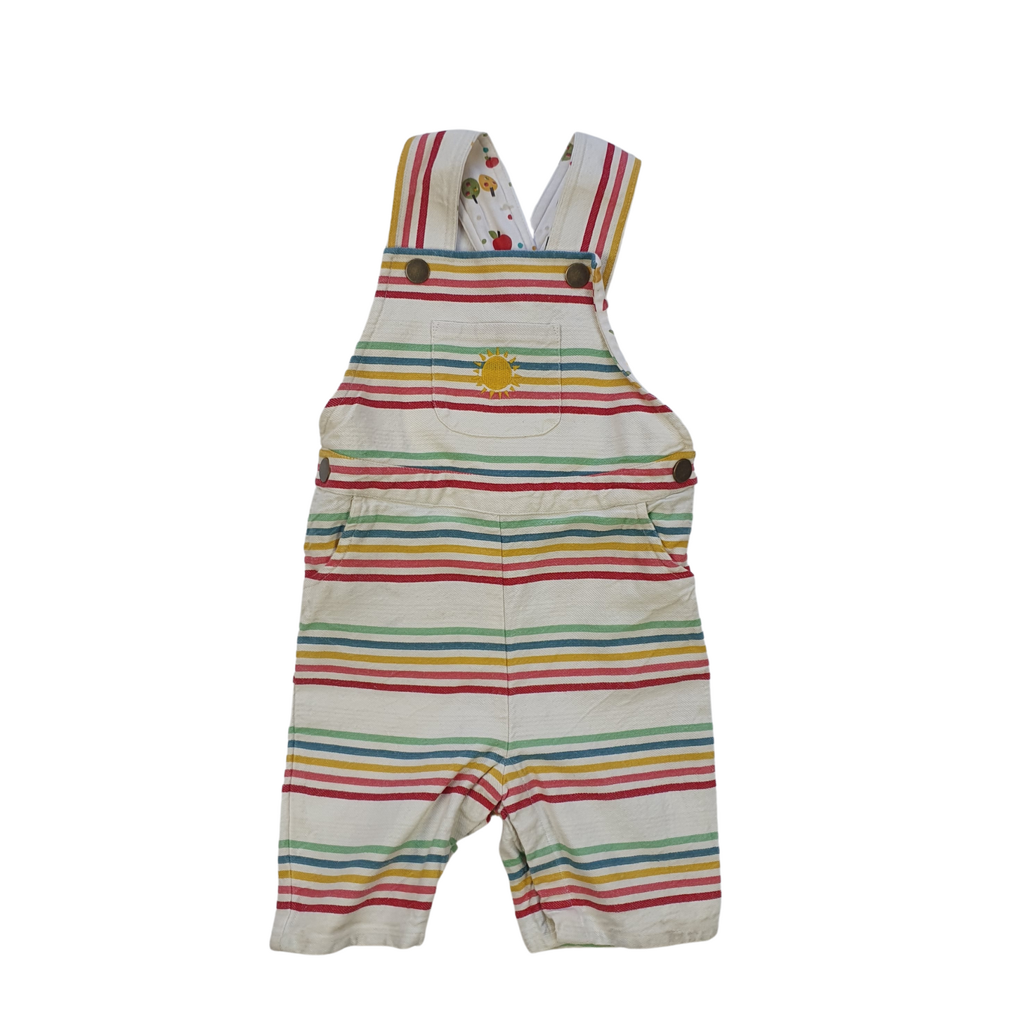 Striped Sunshine Dungarees