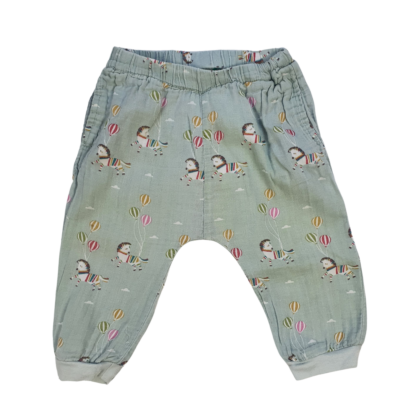 Horse and Balloon Print Trousers