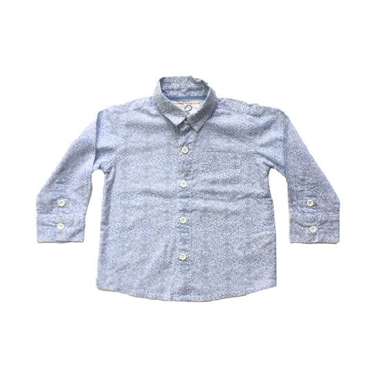 Cotton Shirt with woodland print