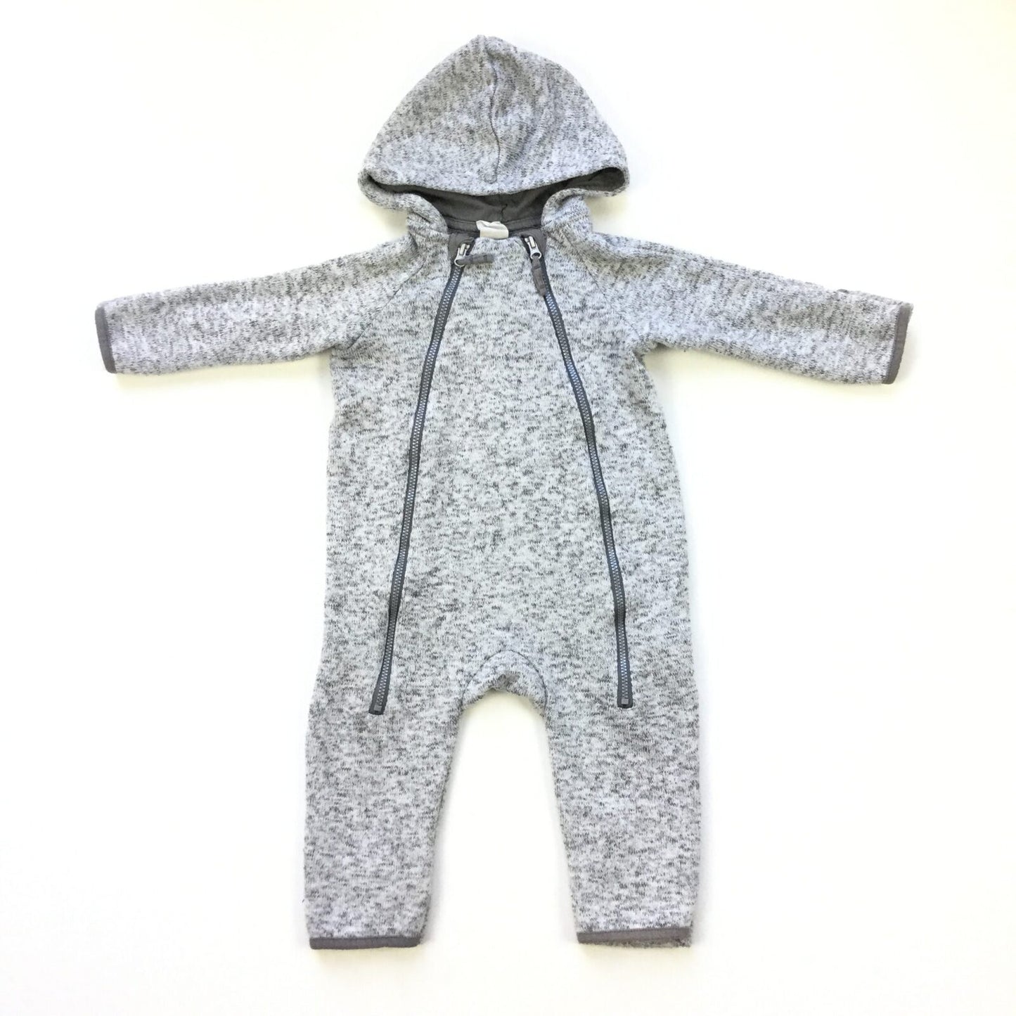 Cotton Lined Synthetic Knit Pramsuit