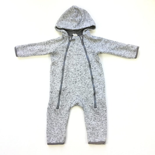 Cotton Lined Synthetic Knit Pramsuit